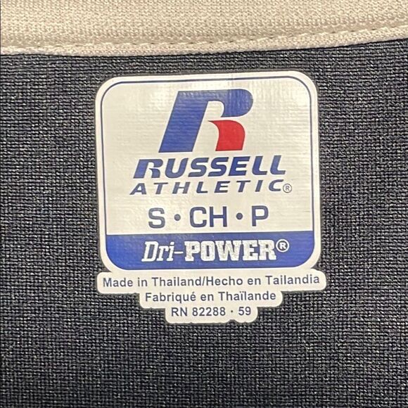 Russell Black Embroidered Polo Shirt - Picture 5 of 9